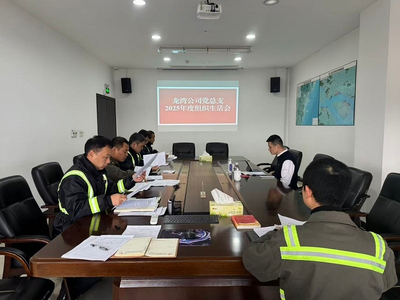 温州港集团党委委员、副总经理黄博文旁听指导龙湾公司党总支2025年度组织生活会