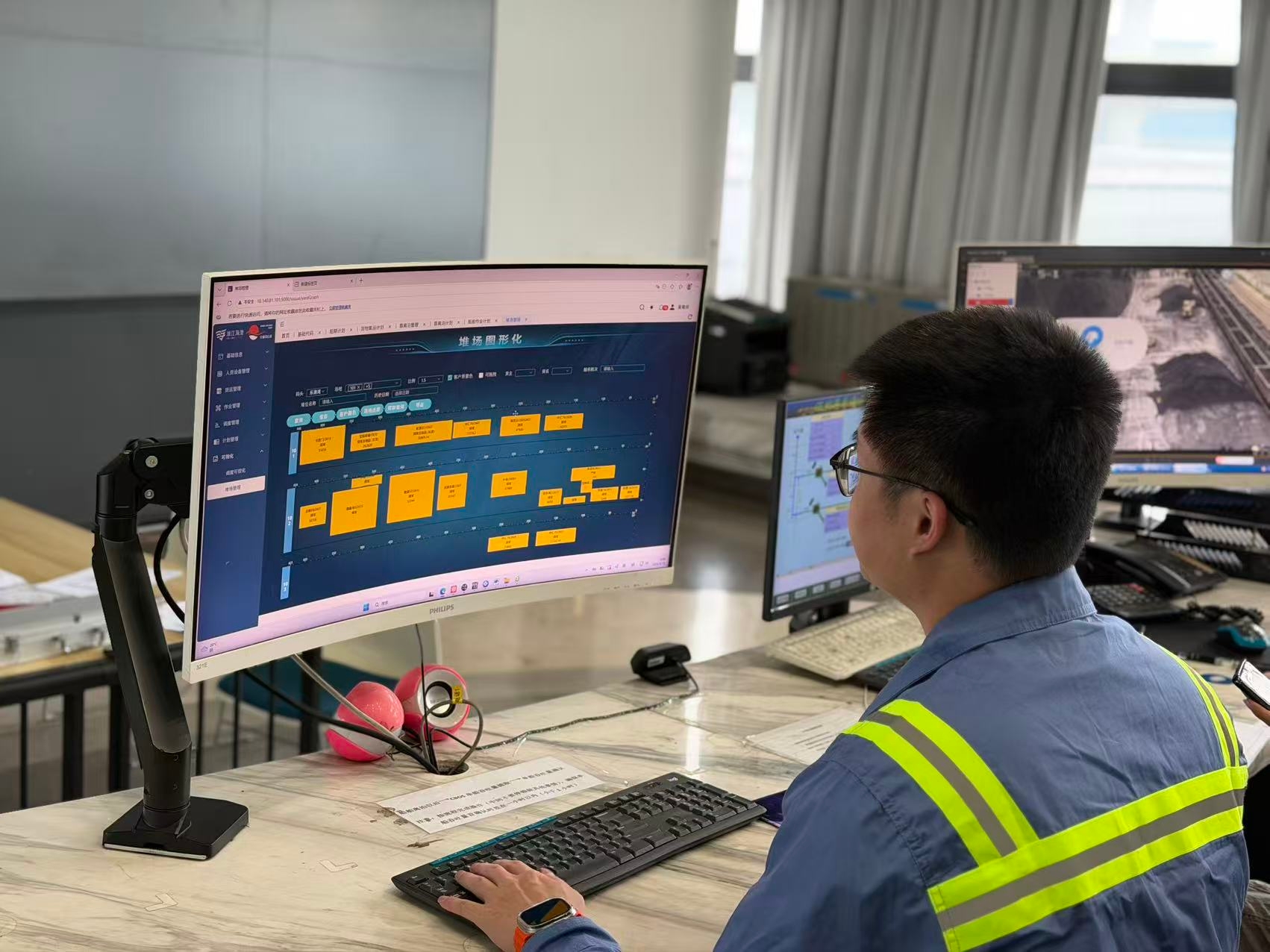 乐清湾港区上线散杂货生产管理系统